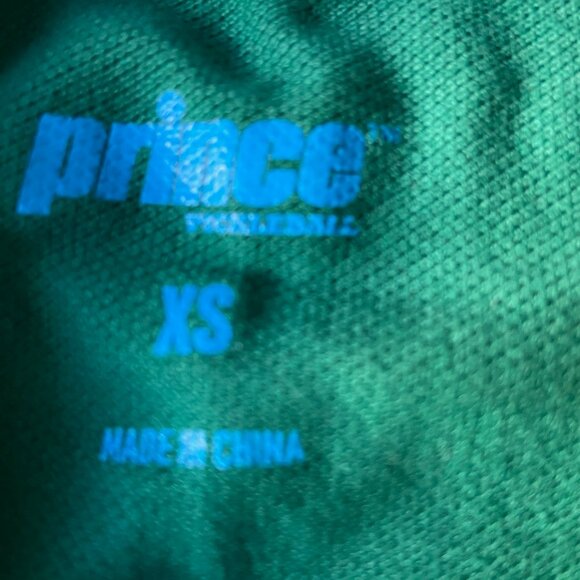 NWT Prince Green Short Sleeve Crew Neck Crop Top Sz XS - Picture 3 of 5